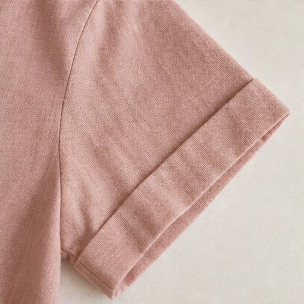 Blush Button Blouse - Picture 5 of 6